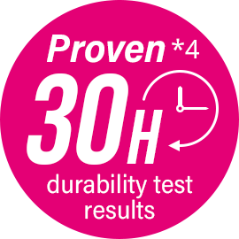 30時間耐久　データ取得済