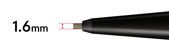 Easy-to-draw! with 1.6mm Ultra-fine Pencil Core
