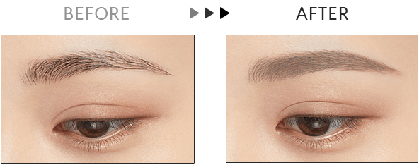 Soft coloring and natural finish without being too dark​