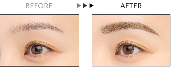 Can draw transplant-level natural looking eyebrows